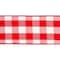 12 Pack: 2.5" x 8.3yd. Wired Gingham Ribbon by Celebrate It™